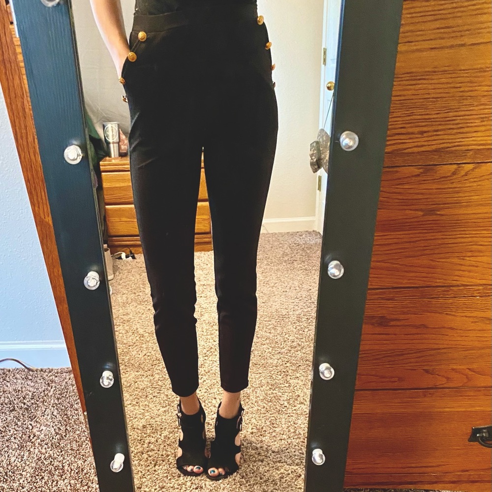High waisted dress pants